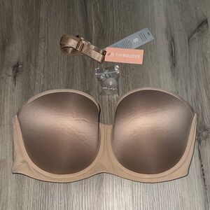 ThirdLove 24/7 Women's Strapless Bra in Tan